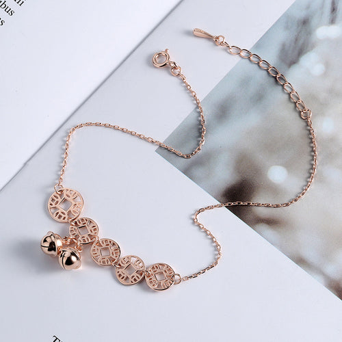 Coin Charms Chain Anklets