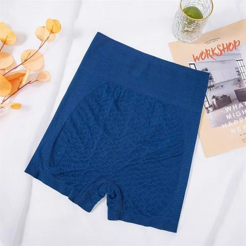 Grid Design Shorts Gym Yoga Pants