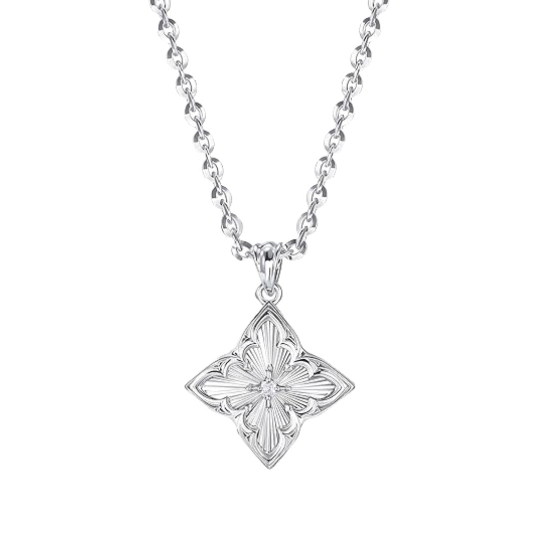 Cube 14k Gold-plated Zircon  Necklace