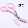 Eyebrow scissors with eyebrow comb
