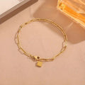 Non-fading Lock Chain Bracelet