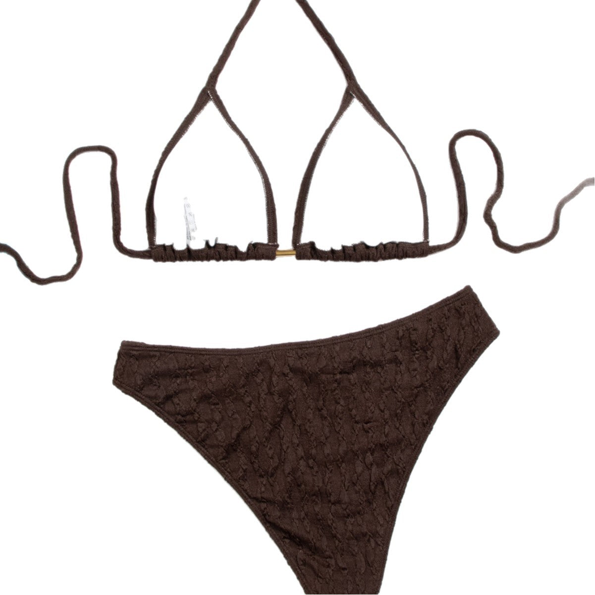 Metal Pendant Triangle-bra Bikini