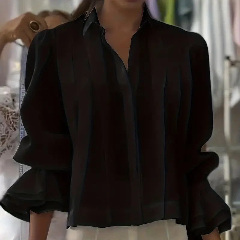 Lapel Button-Down Shirt