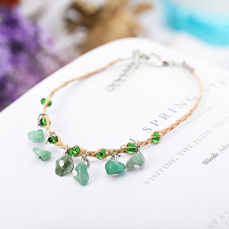 Raffia Anklet