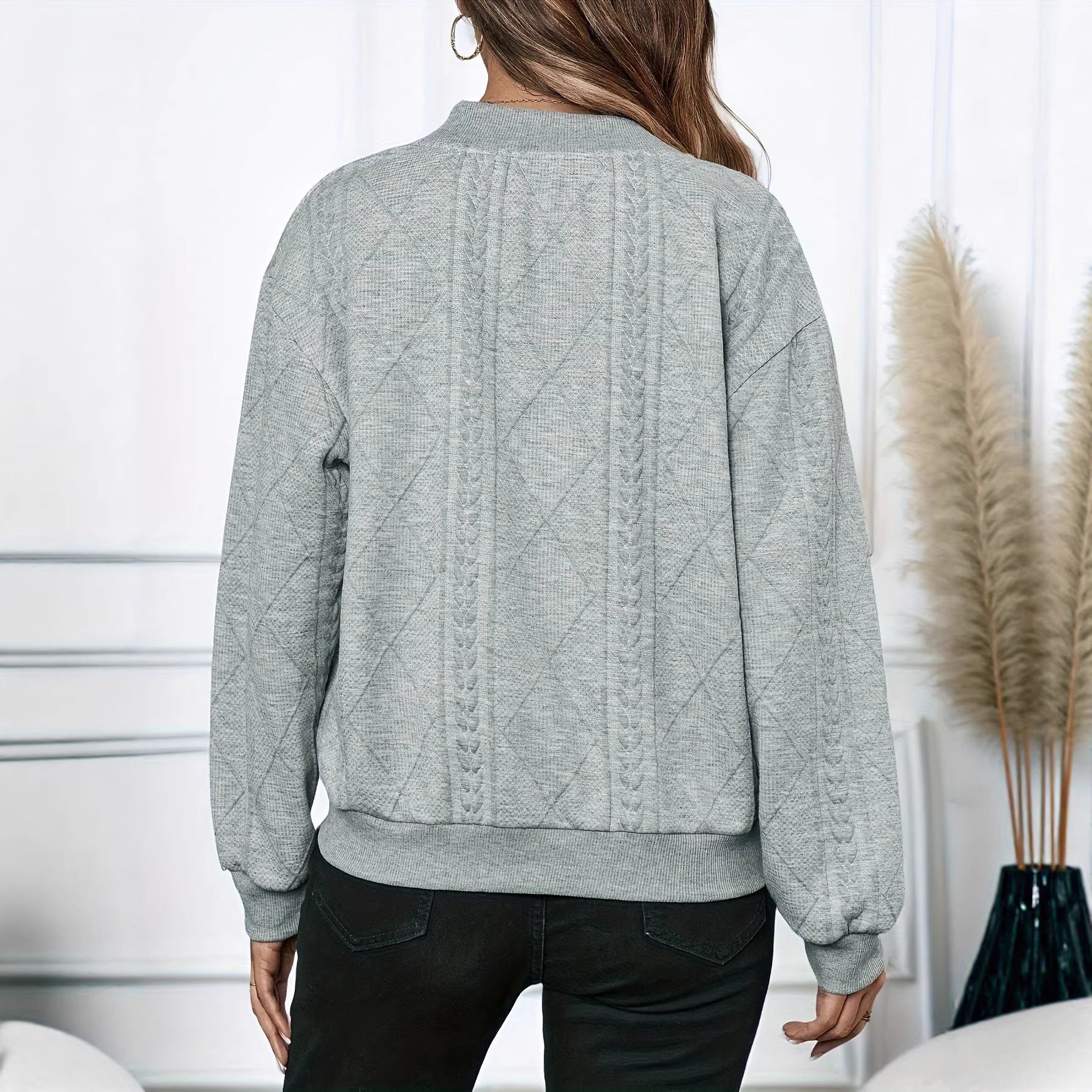 Kamata Zipper Long Sleeved Casual Jacket