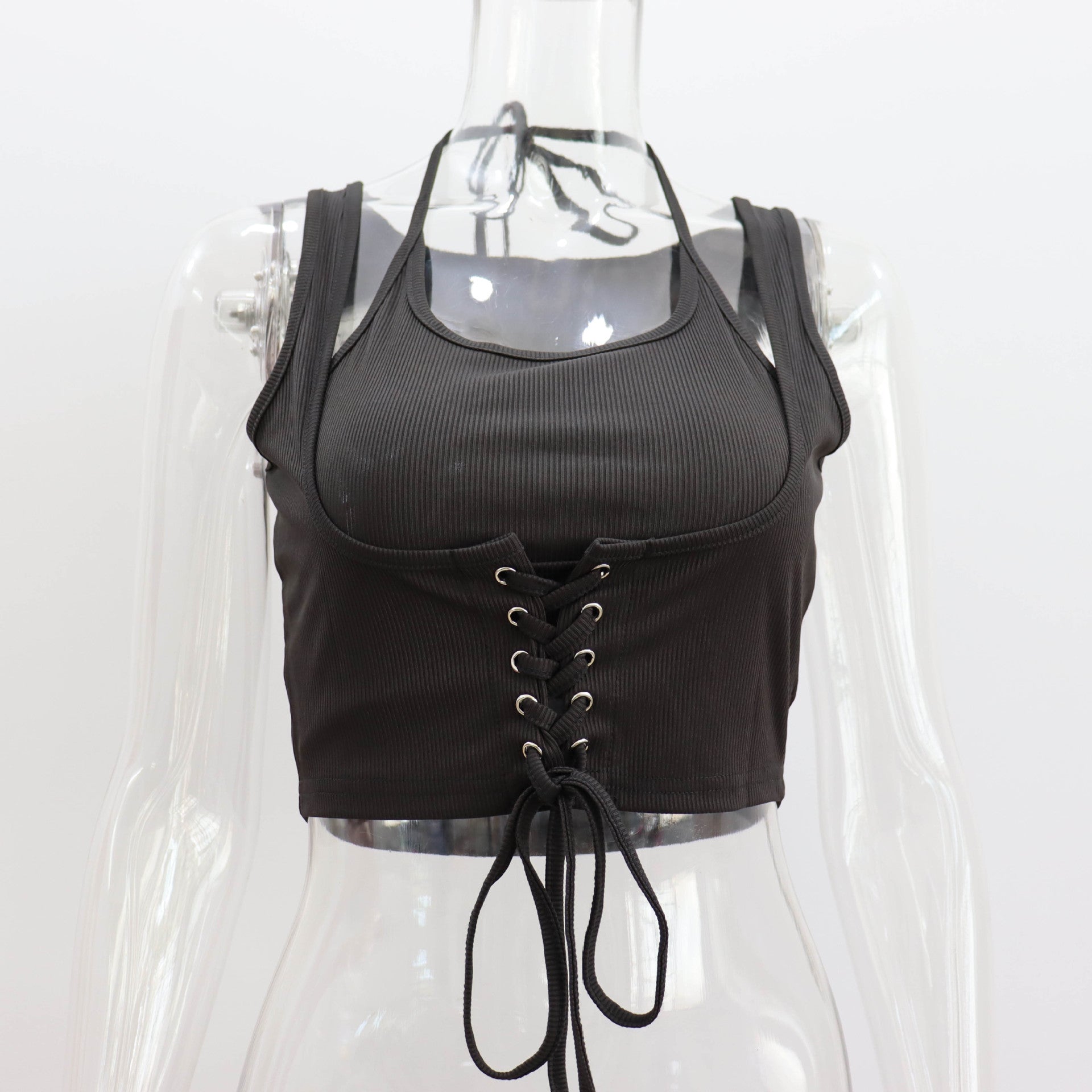 Ladies Sleeveless Tie-up Top