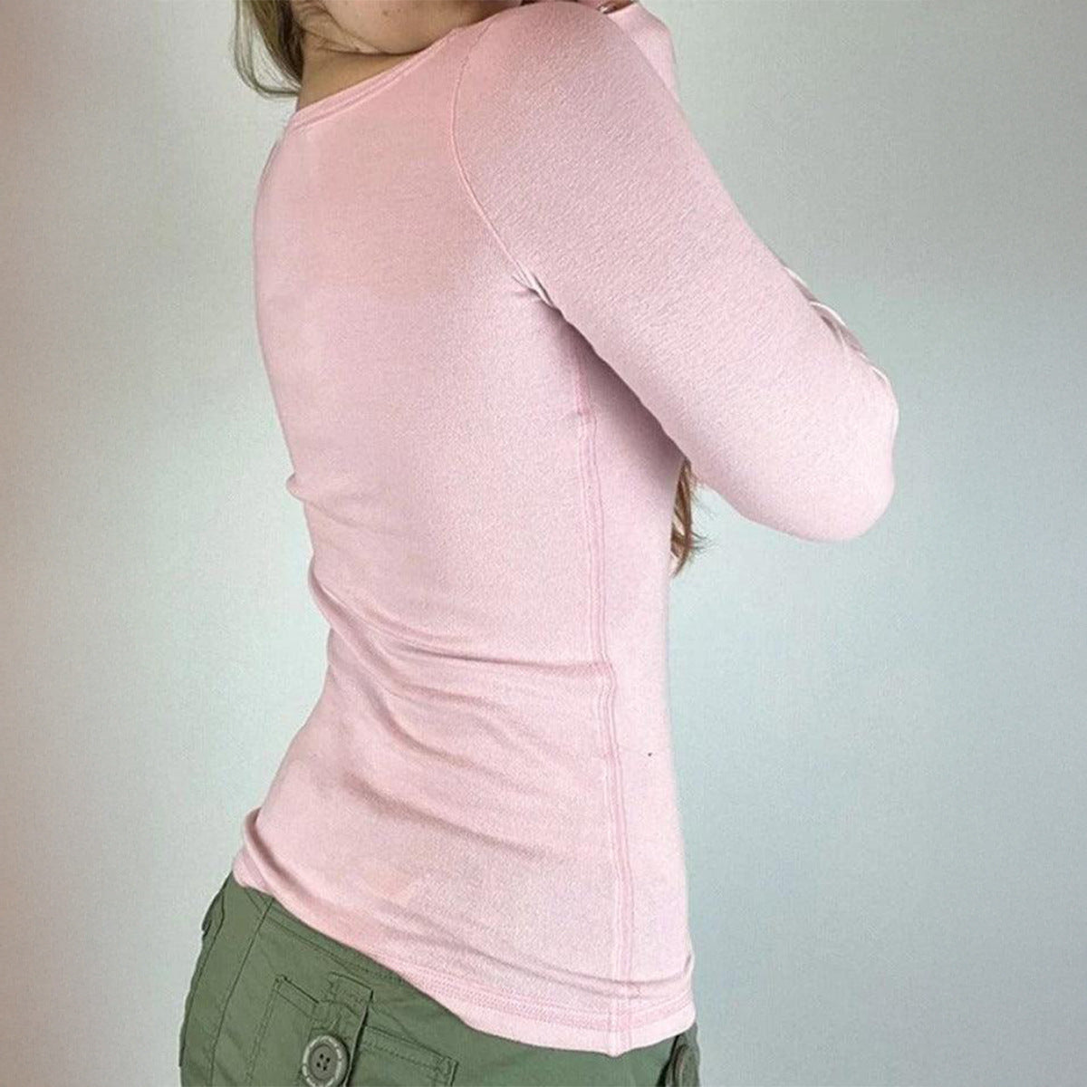 Versatile Button-down  Base T-shirt