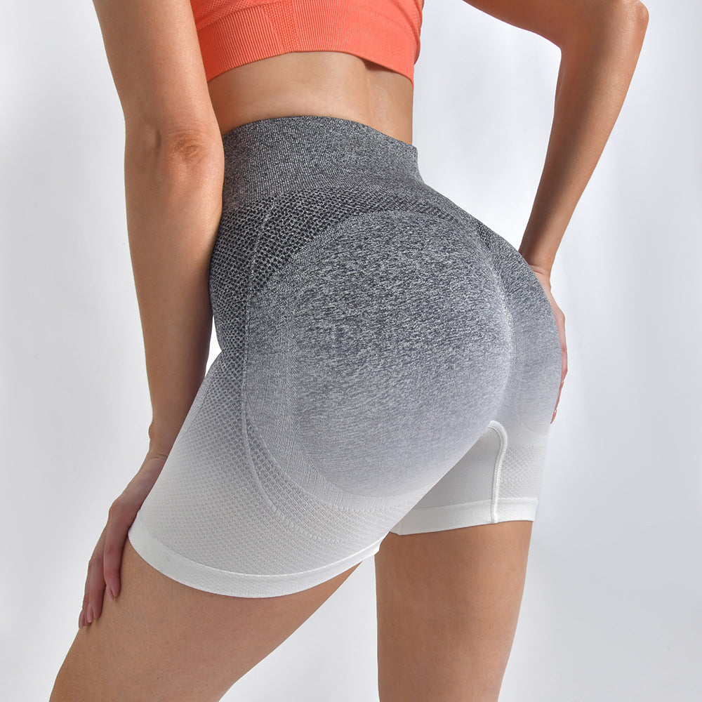 Striped Yoga Shorts