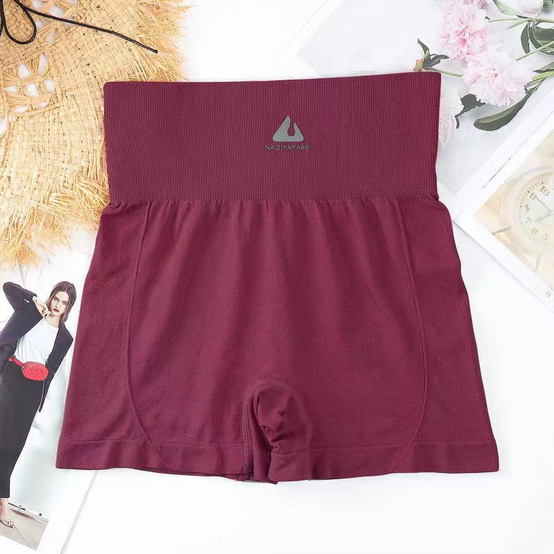 Grid Design Shorts Gym Yoga Pants
