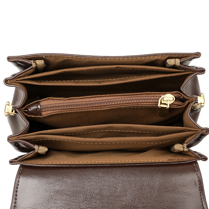 Retro Commuter PU Soft Leather Bag