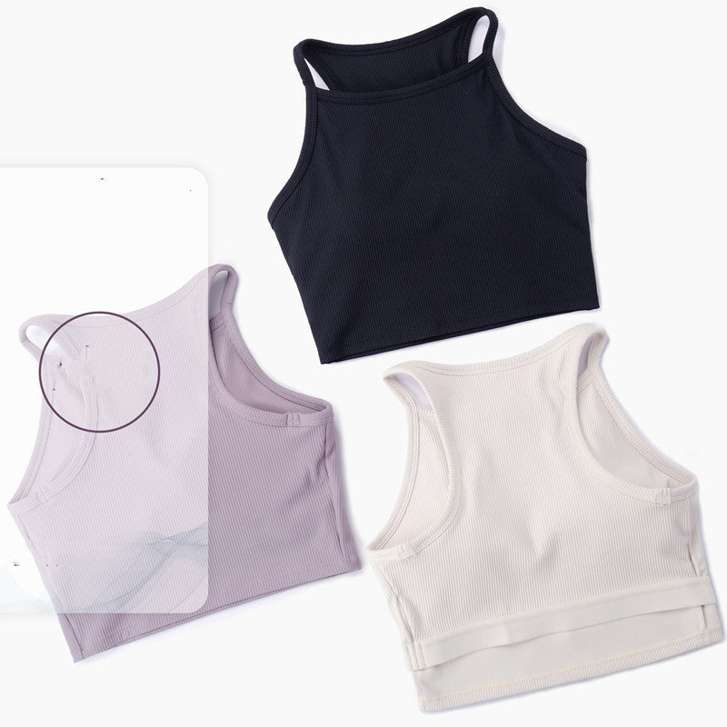 Threaded Beautiful Back Sports Underwear Thin Shoulders