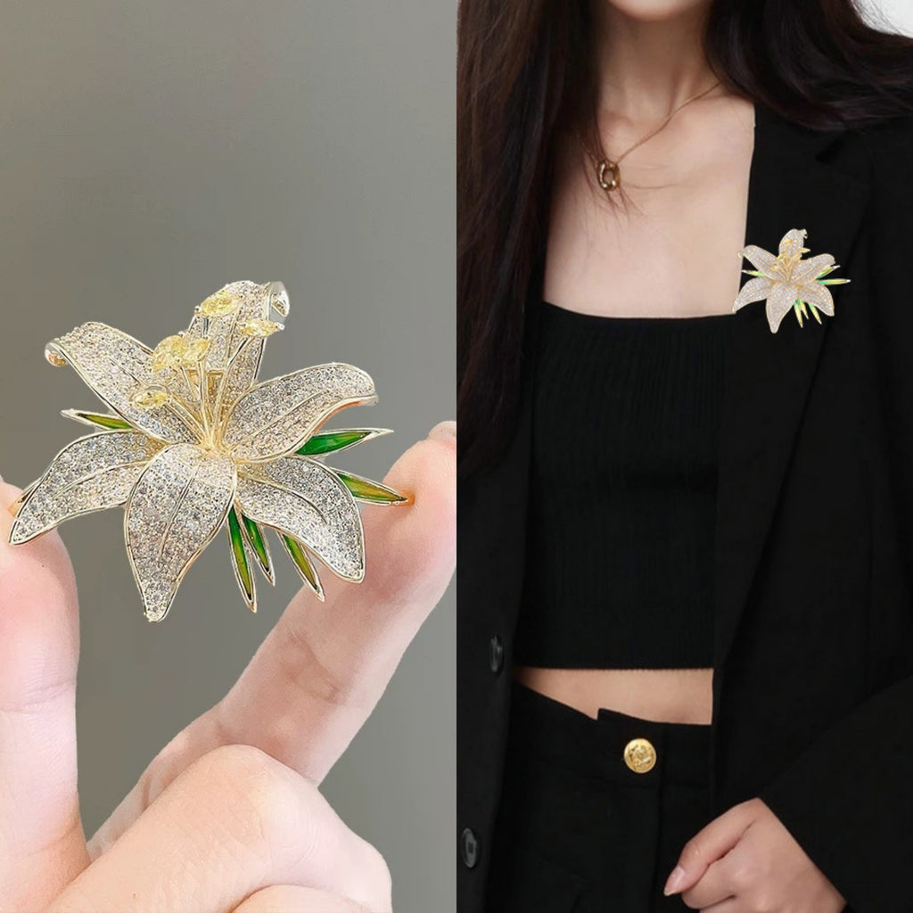 Lily Broochcollar Pin