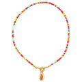 Rice Bead Shell Pendant Necklace