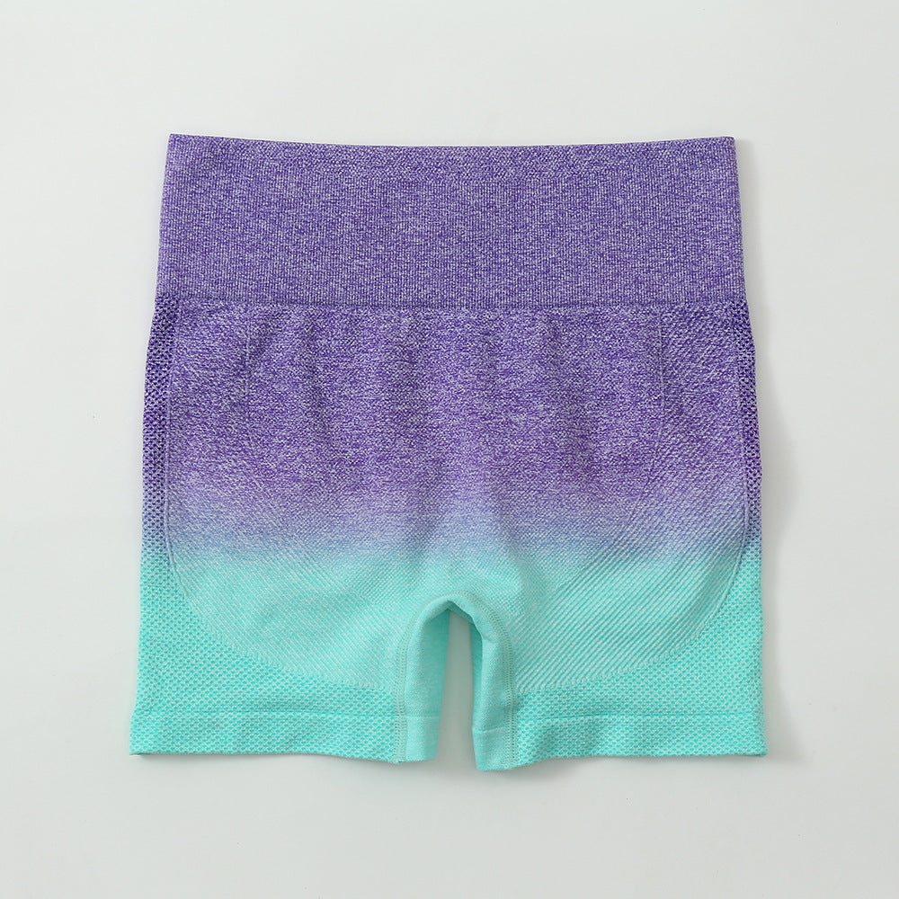 Striped Yoga Shorts