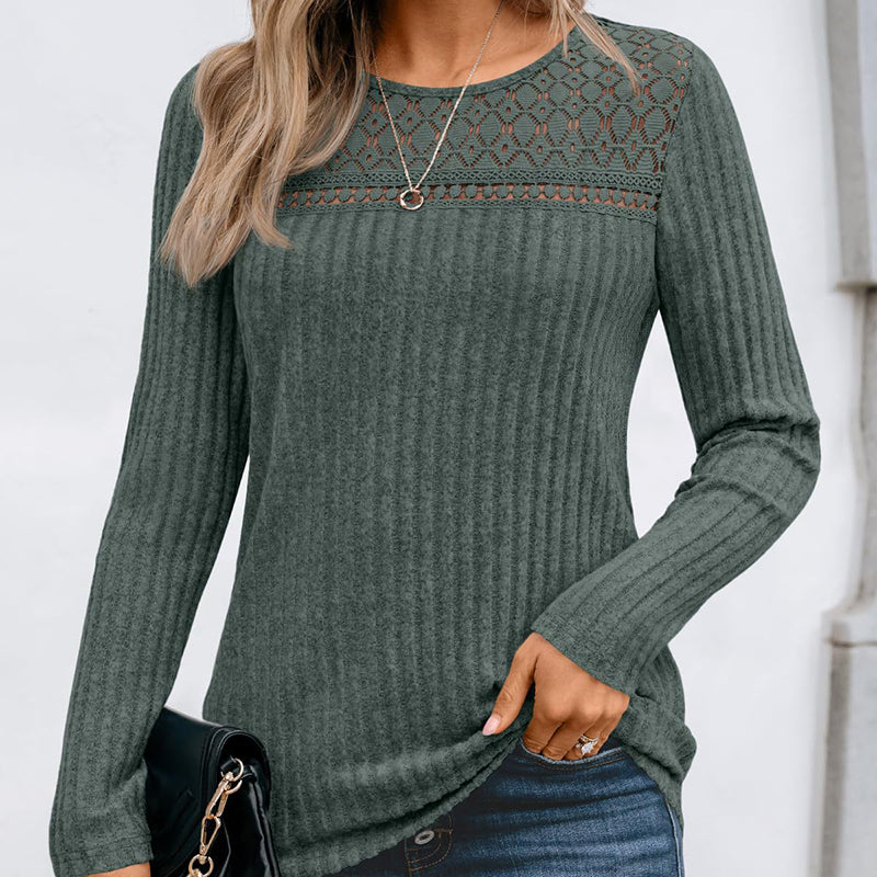 Hollow Out Pullover Top