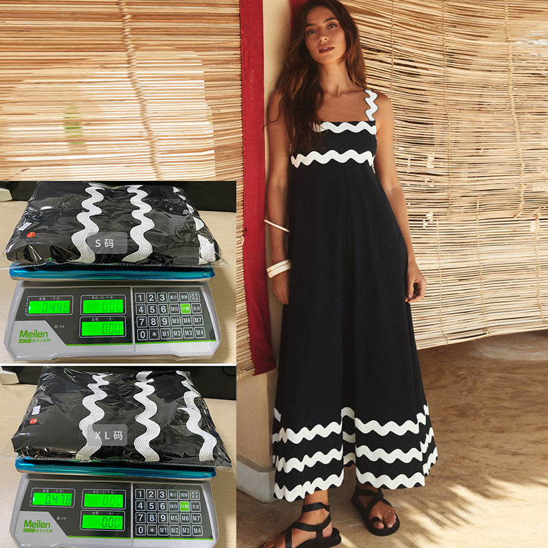 A-Line Long Beach Dress