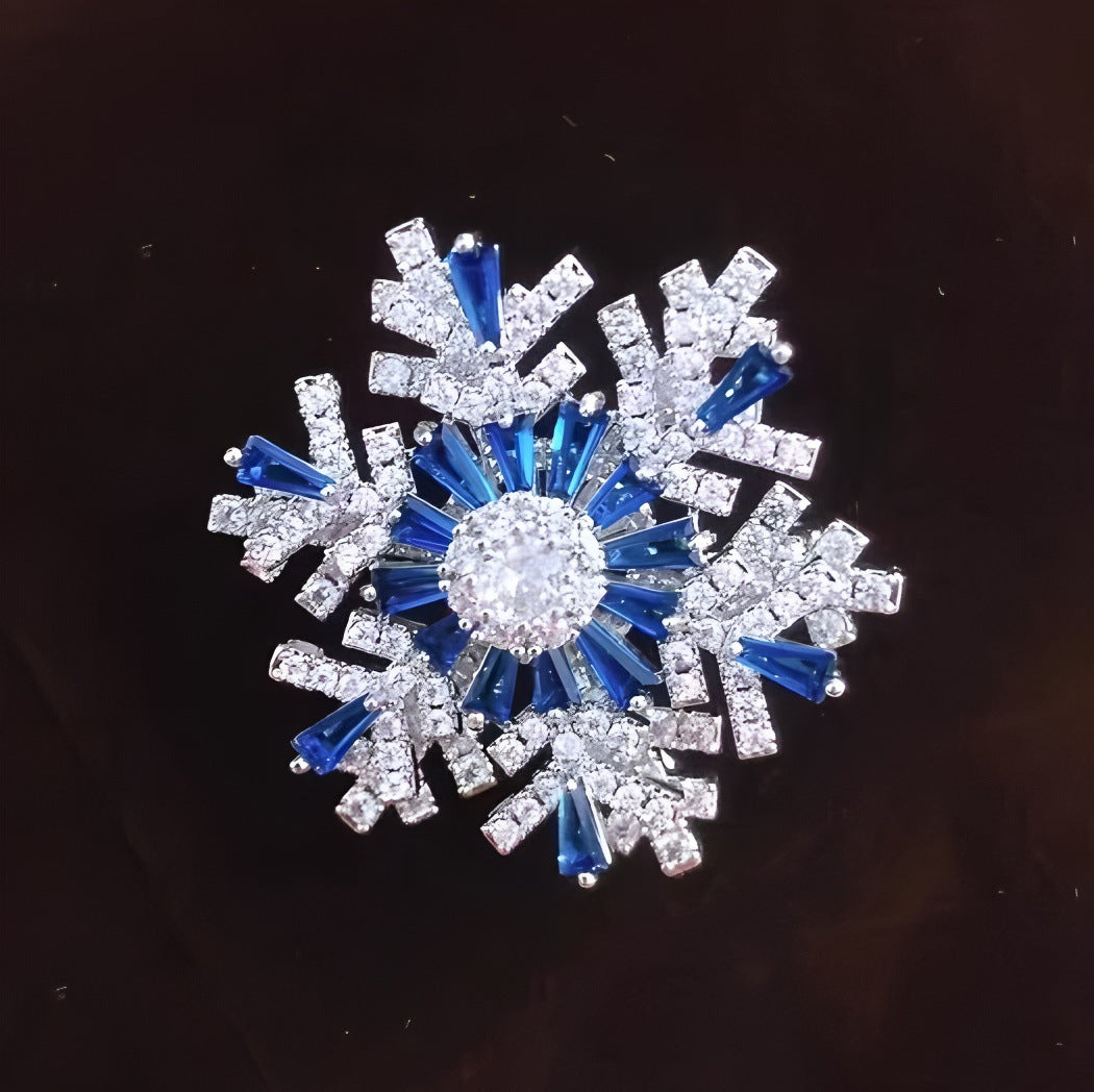 Spinning Snowflake Pin Corsage
