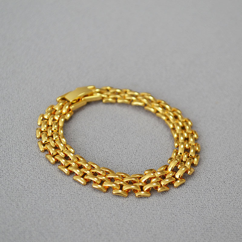 Small-batch Wide Hollowed-out Trendy Bracelet