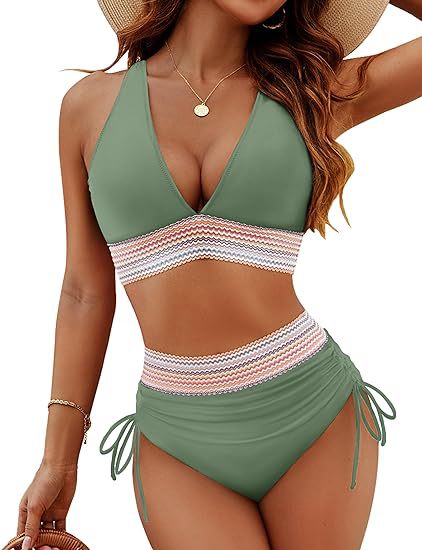 Poilty High Waist Bikini Split Suit