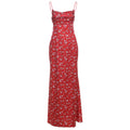 High Waist Slit Off-neck Dress