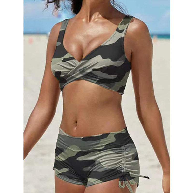 Removable Strap Bandeau Cheeky Swimsuit