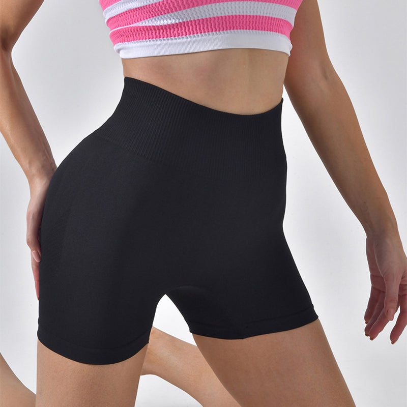 Striped Yoga Shorts